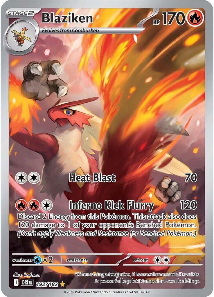 Blaziken (192/182) [Scarlet & Violet: Destined Rivals] | Good Games Morley