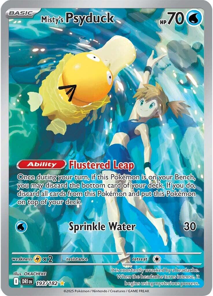 Misty's Psyduck (193/182) [Scarlet & Violet: Destined Rivals] | Good Games Morley