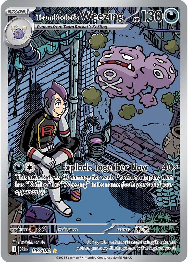Team Rocket's Weezing (199/182) [Scarlet & Violet: Destined Rivals] | Good Games Morley