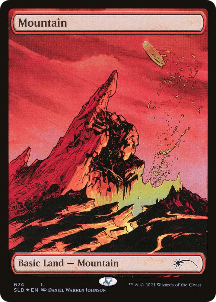 Mountain 674 (Secret Lair Drop Series)  - Full Art Foil | Good Games Morley