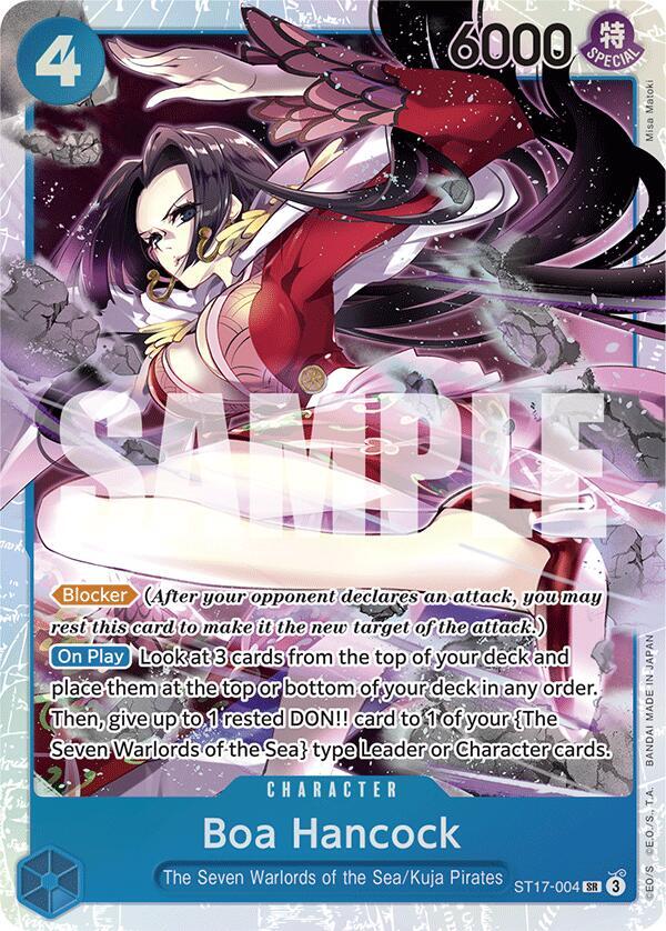 Boa Hancock ST17-004 (Starter Deck 17: BLUE Donquixote Doflamingo)  - Foil | Good Games Morley