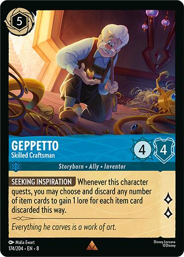 Geppetto – Skilled Craftsman (174/204) [Reign of Jafar] | Good Games Morley