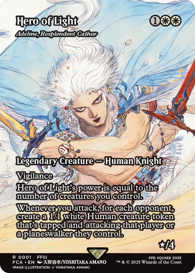 Hero of Light - Adeline, Resplendent Cathar (Showcase) [FINAL FANTASY : Through the Ages] | Good Games Morley