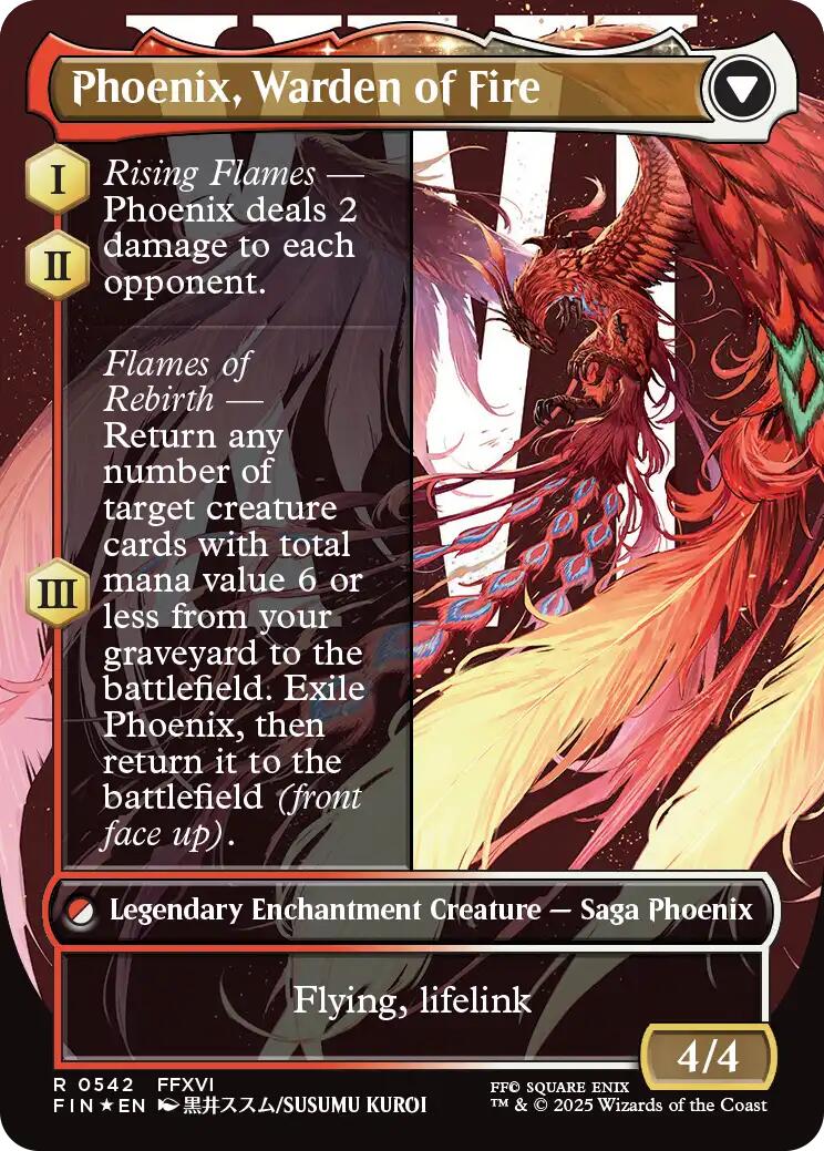 Joshua, Phoenix's Dominant (Borderless) (Surge Foil) [FINAL FANTASY] | Good Games Morley