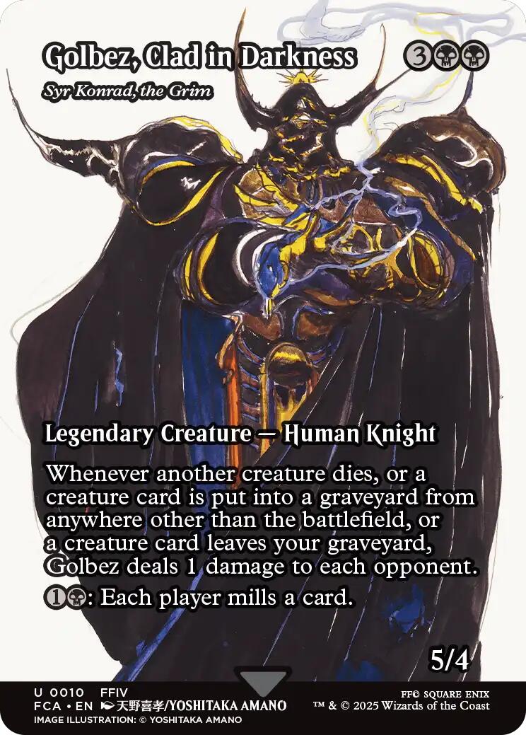 Golbez, Clad in Darkness - Syr Konrad, the Grim (Showcase) [FINAL FANTASY : Through the Ages] | Good Games Morley