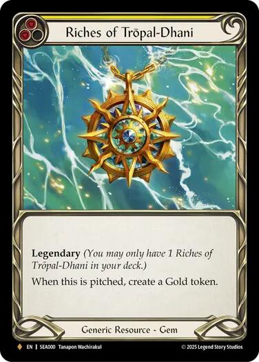 Riches of Tropal-Dhani [SEA000] (High Seas)  Rainbow Foil | Good Games Morley