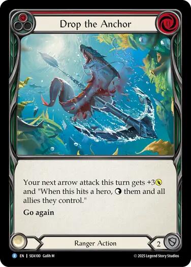 Drop the Anchor [SEA100] (High Seas)  Rainbow Foil | Good Games Morley