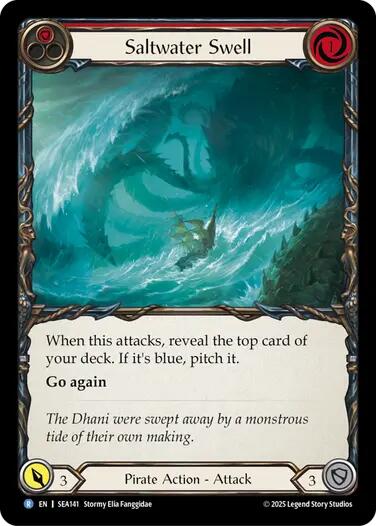 Saltwater Swell (Red) [SEA141] (High Seas) | Good Games Morley