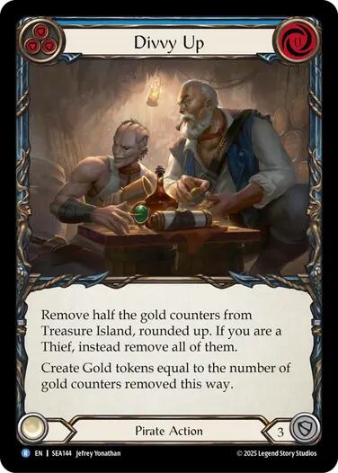 Divvy Up [SEA144] (High Seas)  Rainbow Foil | Good Games Morley