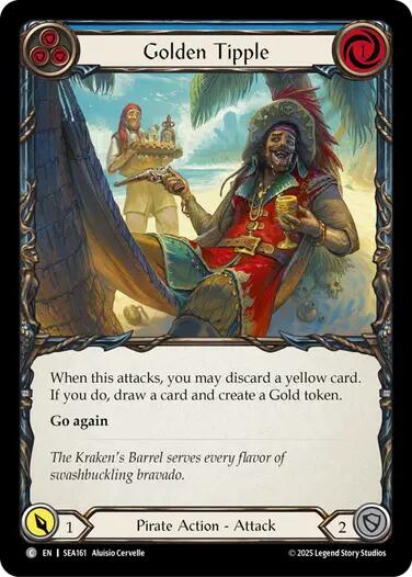 Golden Tipple (Blue) [SEA161] (High Seas)  Rainbow Foil | Good Games Morley