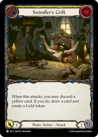 Swindler's Grift (Yellow) [SEA170] (High Seas)  Rainbow Foil | Good Games Morley