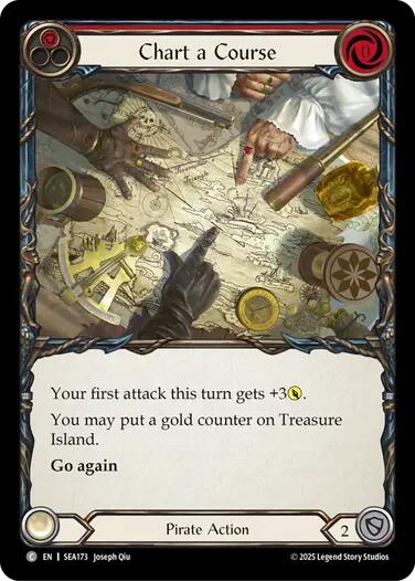 Chart a Course (Red) [SEA173] (High Seas) | Good Games Morley