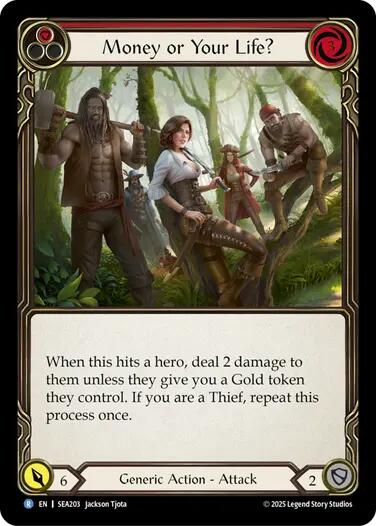 Money or Your Life? (Red) [SEA203] (High Seas)  Rainbow Foil | Good Games Morley