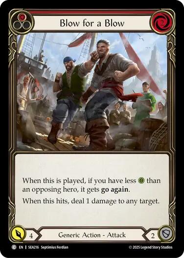Blow for a Blow [SEA216] (High Seas)  Rainbow Foil | Good Games Morley