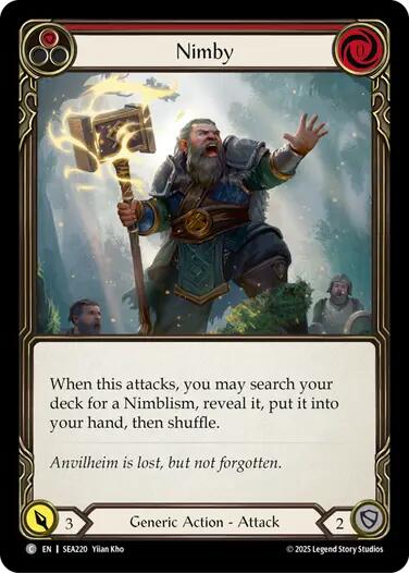 Nimby (Red) [SEA220] (High Seas)  Rainbow Foil | Good Games Morley