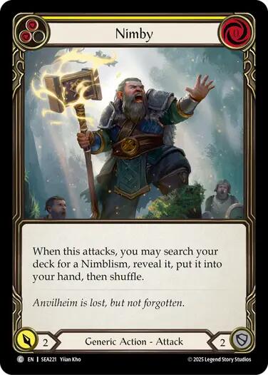 Nimby (Yellow) [SEA221] (High Seas) | Good Games Morley