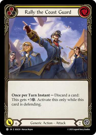 Rally the Coast Guard (Yellow) [SEA224] (High Seas) | Good Games Morley