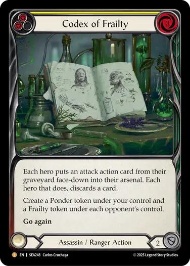 Codex of Frailty [SEA248] (High Seas)  Rainbow Foil | Good Games Morley