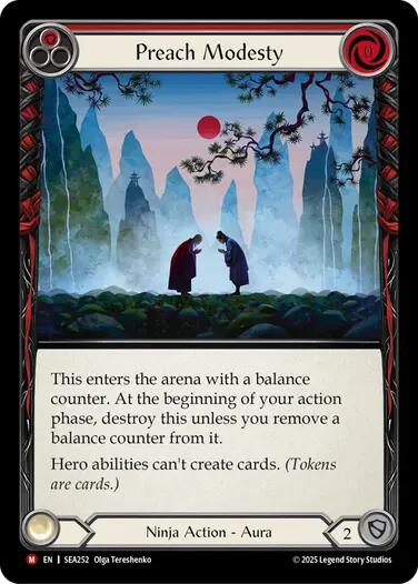 Preach Modesty [SEA252] (High Seas)  Rainbow Foil | Good Games Morley