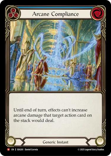 Arcane Compliance [SEA261] (High Seas)  Rainbow Foil | Good Games Morley