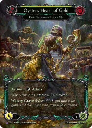 Oysten, Heart of Gold [SEA263] (High Seas)  Cold Foil | Good Games Morley