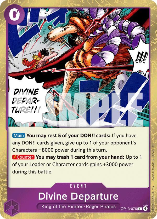 Divine Departure OP13-076 (Carrying On His Will)  - Foil | Good Games Morley