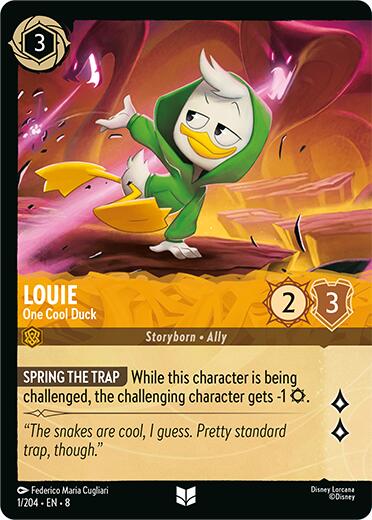 Louie - One Cool Duck (Cold Foil) (1/204) [Reign of Jafar] | Good Games Morley