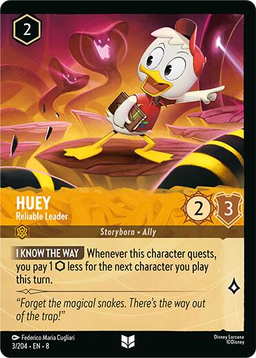 Huey - Reliable Leader (Cold Foil) (3/204) [Reign of Jafar] | Good Games Morley
