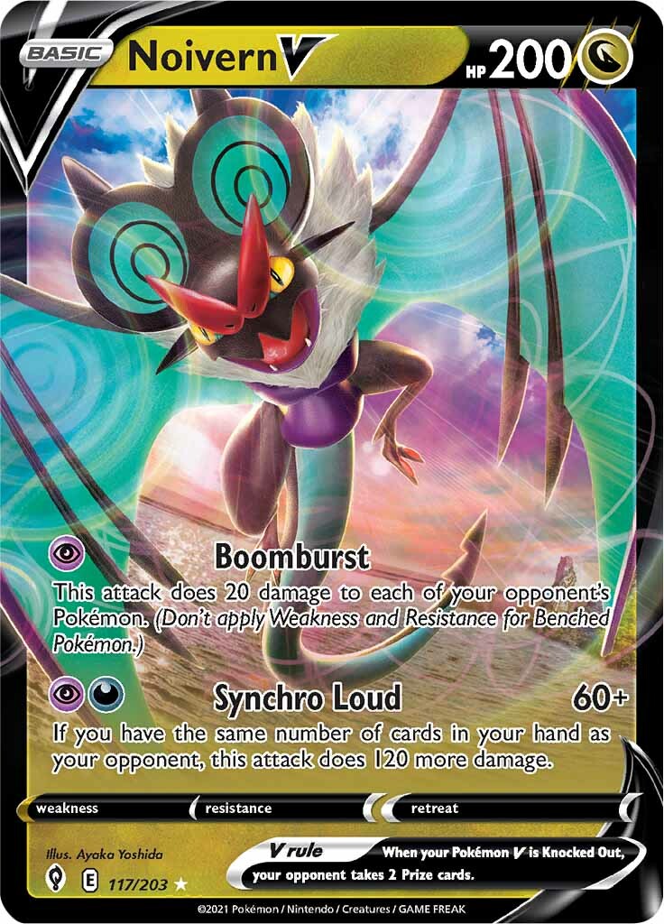 Noivern V (117/203) [Sword & Shield: Evolving Skies] | Good Games Morley