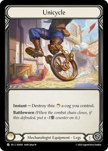 Unicycle (Treasure) [SEA010] (High Seas)  Cold Foil | Good Games Morley
