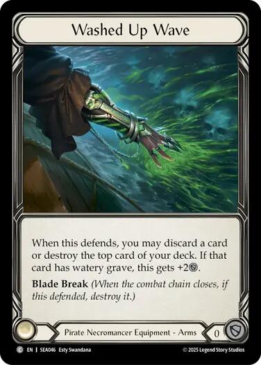 Washed Up Wave (Treasure) [SEA046] (High Seas)  Cold Foil | Good Games Morley