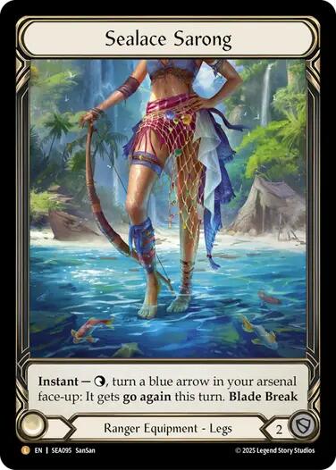 Sealace Sarong (Treasure) [SEA095] (High Seas)  Cold Foil | Good Games Morley