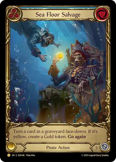 Sea Floor Salvage (Treasure) [SEA146] (High Seas)  Cold Foil | Good Games Morley