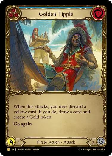 Golden Tipple (Blue) (Treasure) [SEA161] (High Seas)  Cold Foil | Good Games Morley
