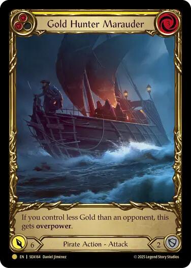 Gold Hunter Marauder (Treasure) [SEA164] (High Seas)  Cold Foil | Good Games Morley