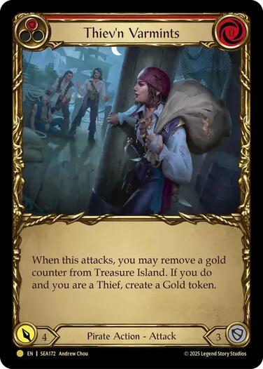 Thiev'n Varmints (Treasure) [SEA172] (High Seas)  Cold Foil | Good Games Morley