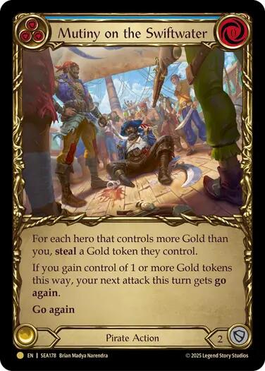 Mutiny on the Swiftwater (Treasure) [SEA178] (High Seas)  Cold Foil | Good Games Morley