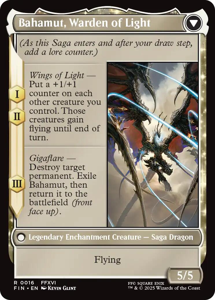 Dion, Bahamut's Dominant // Bahamut, Warden of Light [FINAL FANTASY] | Good Games Morley