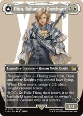 Dion, Bahamut's Dominant // Bahamut, Warden of Light (Borderless) [FINAL FANTASY] | Good Games Morley