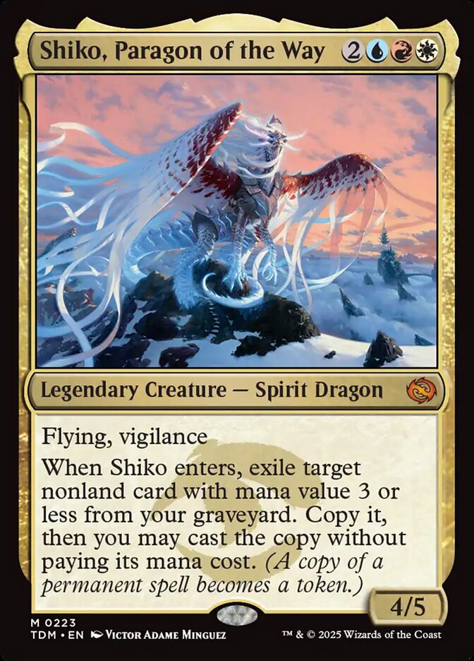 Shiko, Paragon of the Way 223 (Tarkir: Dragonstorm)  | Good Games Morley