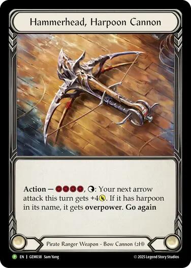 Hammerhead, Harpoon Cannon [GEM038] (GEM Pack 2)  Cold Foil | Good Games Morley