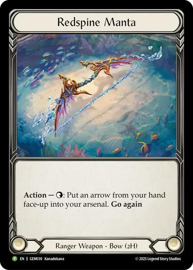 Redspine Manta [GEM039] (GEM Pack 2)  Cold Foil | Good Games Morley