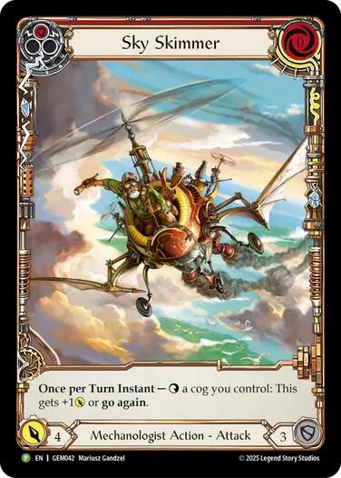 Sky Skimmer (Red) [GEM042] (GEM Pack 2) | Good Games Morley