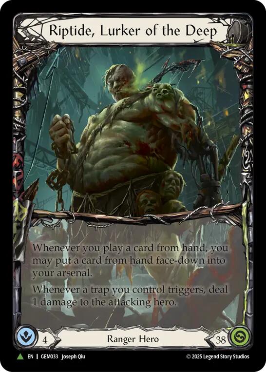 Riptide, Lurker of the Deep (Marvel) [GEM033] (GEM Pack 2)  Cold Foil | Good Games Morley
