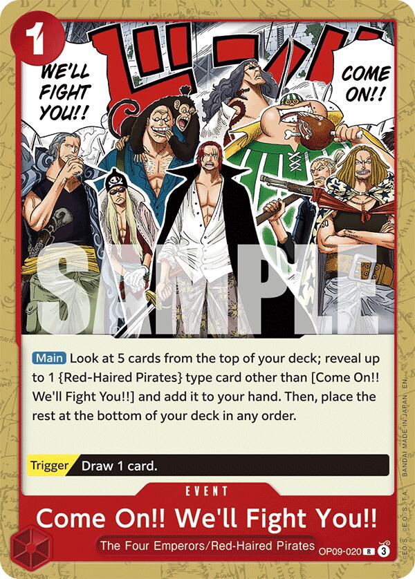 Come On!! We'll Fight You!! (Reprint) [Starter Deck: Red Shanks] | Good Games Morley