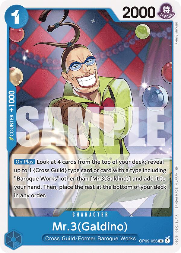 Mr.3(Galdino) (Reprint) [Starter Deck: Blue Buggy] | Good Games Morley