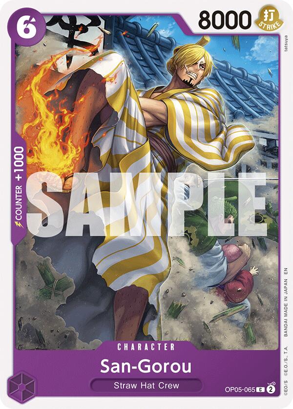San-Gorou (Reprint) [Starter Deck: Purple/Black Monkey.D.Luffy] | Good Games Morley