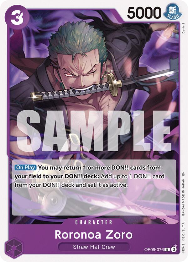 Roronoa Zoro (Reprint) [Starter Deck: Purple/Black Monkey.D.Luffy] | Good Games Morley