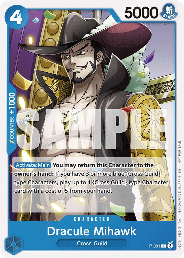Dracule Mihawk (A Fist of Divine Speed Release Event) [One Piece Promotion Cards] | Good Games Morley