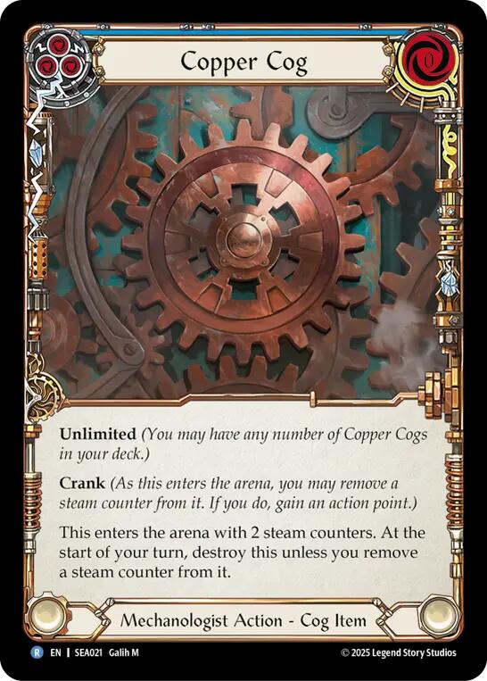 Copper Cog [SEA021] (High Seas)  Rainbow Foil | Good Games Morley
